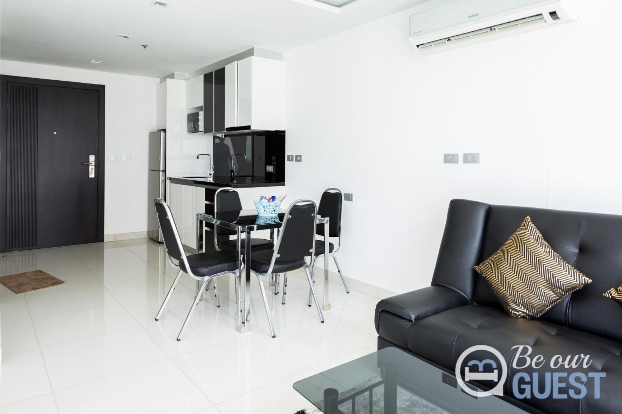 Stunning Sea View Condo On The Beach - Monthly Stay パッタヤー エクステリア 写真