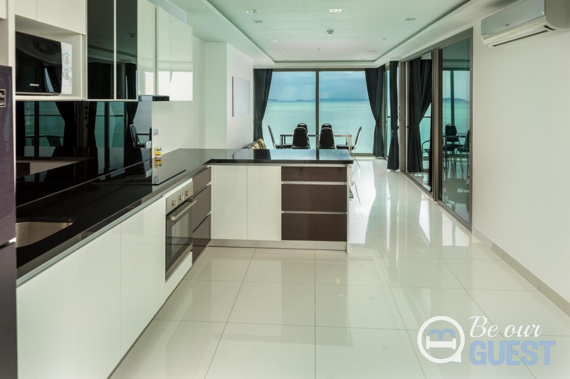 Stunning Sea View Condo On The Beach - Monthly Stay パッタヤー エクステリア 写真