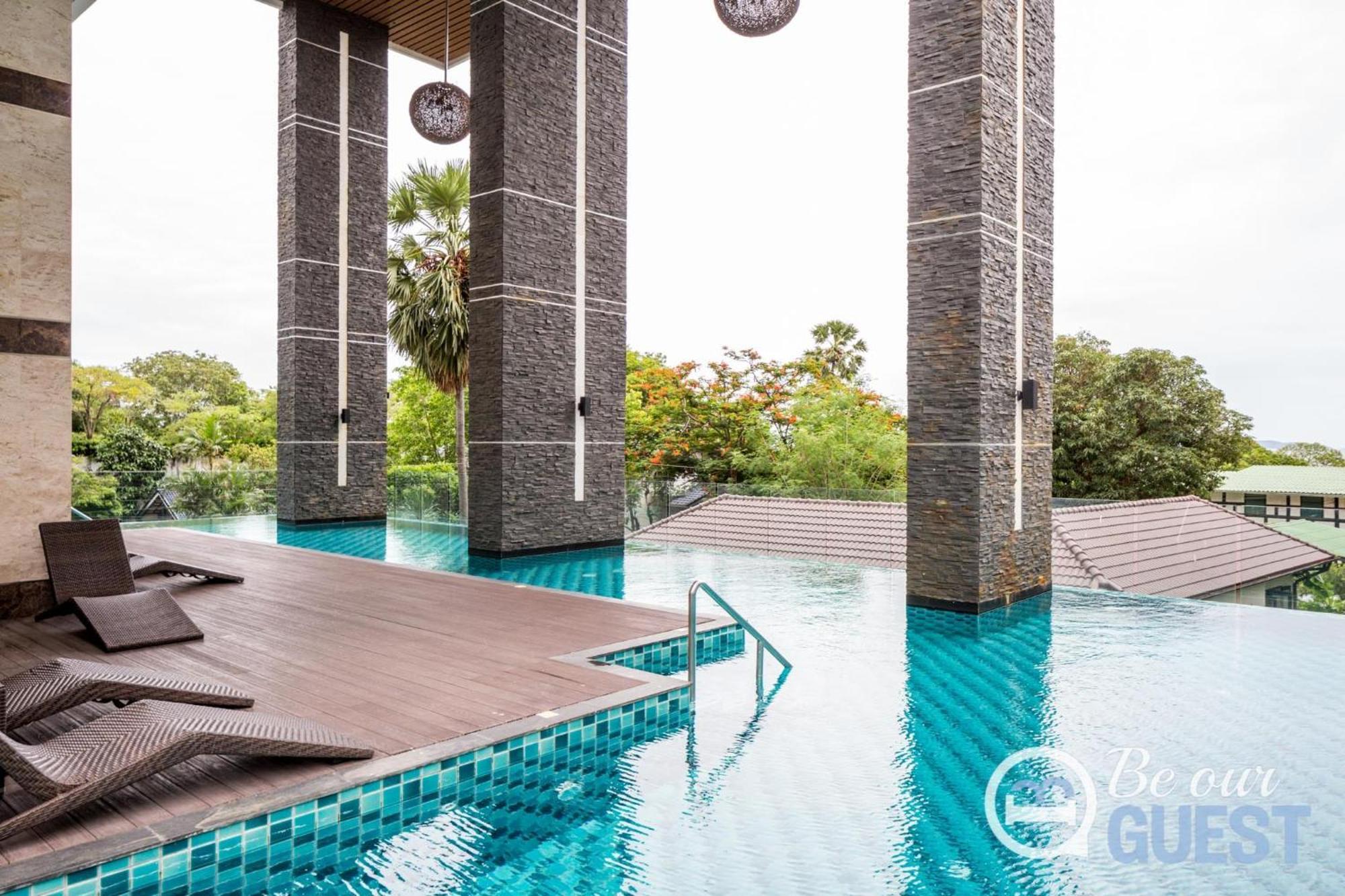 Stunning Sea View Condo On The Beach - Monthly Stay パッタヤー エクステリア 写真